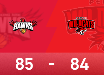 NBL-Spielbericht: Harvey erzielte 24 Punkte und 8 Assists, McGee schaffte den letzten Freiwurf und die Hawks besiegten die Wildcats knapp mit 85-84.