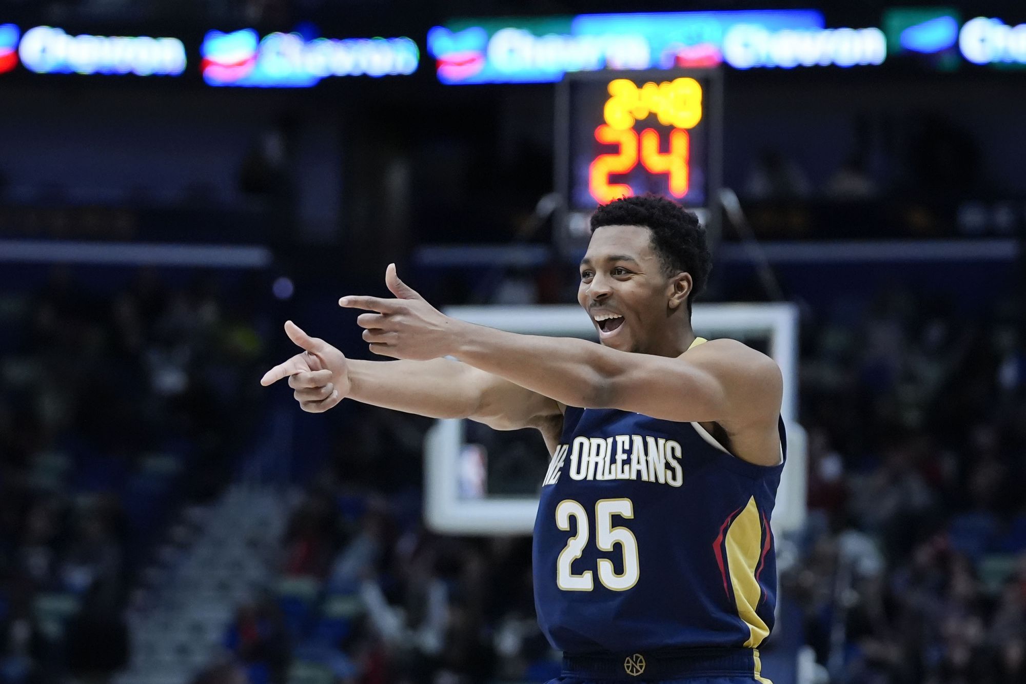 Meilenstein! Murphy überholt Jrue Holiday und ist Zweiter auf der ewigen Drei-Punkte-Liste der Pelicans