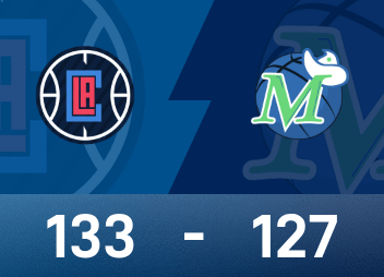 NBA-Cup-Bericht: Harden 41 Punkte Triple-Double, Clippers schlagen Mavericks 133-127 in der Double Overtime