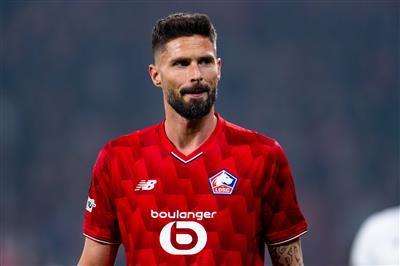 Lille-Trainer: Giroud und Edon Mbappe werden das Spiel gegen Metz verletzungsbedingt verpassen