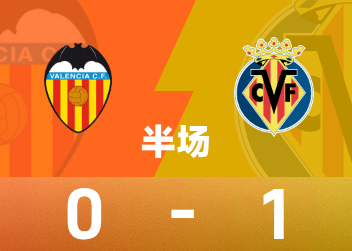 Halbzeit La Liga: Moreno machte einen Punkt + schoss einen Elfmeter und punktete, Huang Qian führte Valencia mit 1:0
