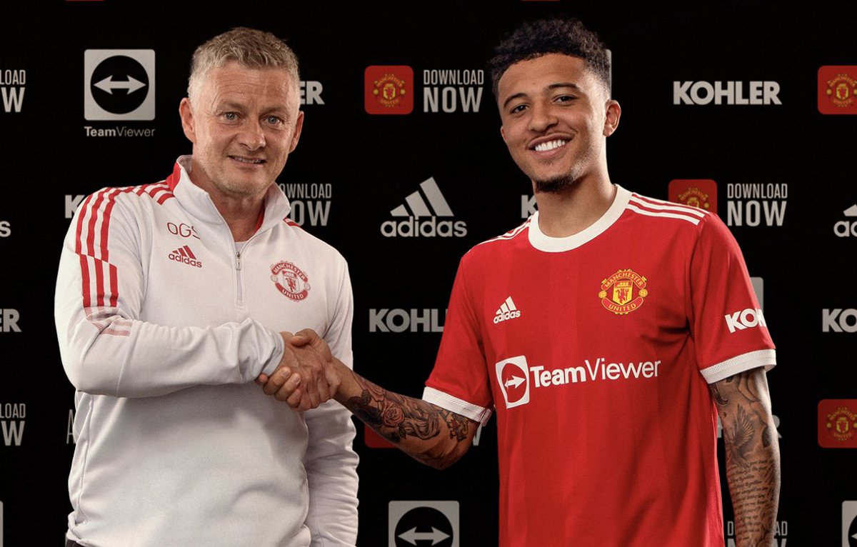 Solskjaer: Sancho ging vor seinem Wechsel zu Manchester United in den Urlaub, erlitt dann eine Ohrenentzündung und wurde ins Krankenhaus eingeliefert