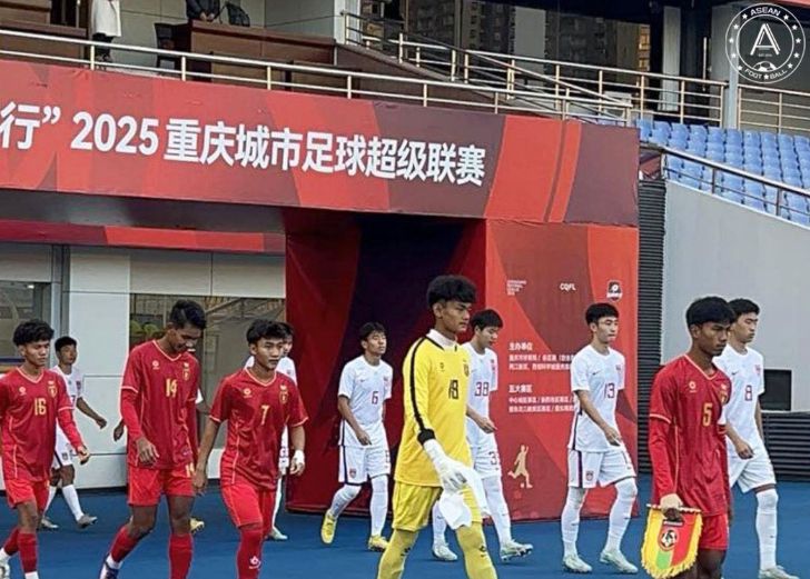 Die U16-Fußballnationalmannschaft verlor in einem Freundschaftsspiel mit 0:2 gegen die U16 von Myanmar. Sie haben ihren Gegner vor ein paar Tagen mit 4:0 geschlagen.