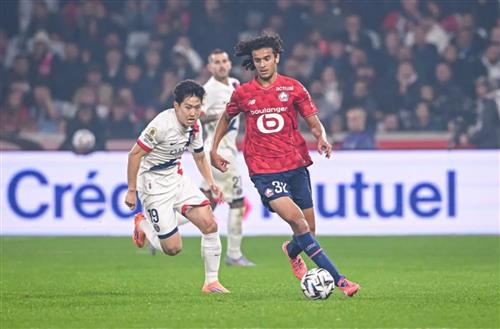 Lille gegen Paris Saint-Germain
