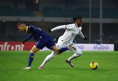 Hellas Verona gegen AC Mailand