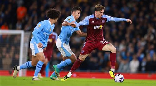 Manchester City gegen Aston Villa