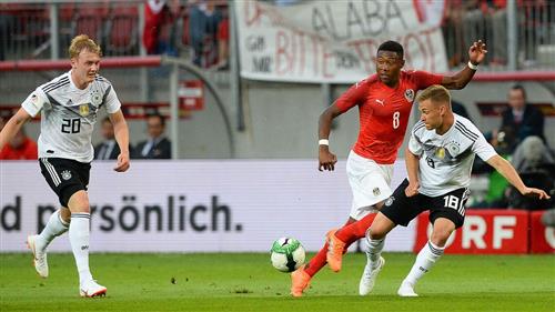 Österreich gegen Deutschland
