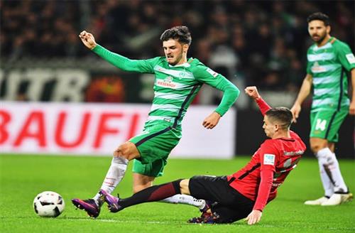 Werder Bremen gegen Eintracht Frankfurt