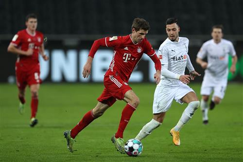 B. Mönchengladbach gegen Bayern München