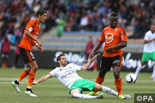Lorient gegen Ajaccio