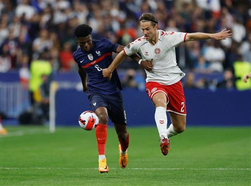 Frankreich gegen Dänemark
