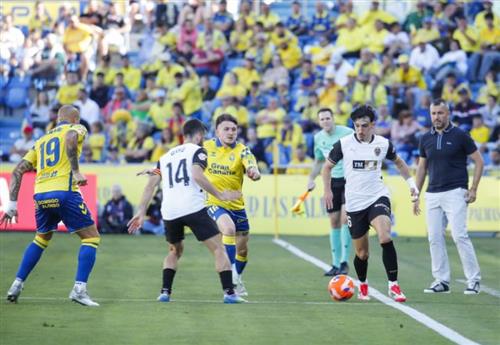 Las Palmas gegen Valencia CF