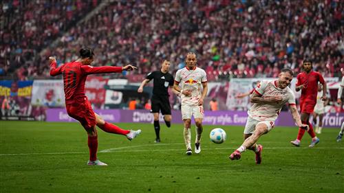 RB Leipzig gegen Bayern München