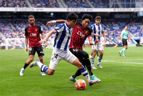 Real Sociedad gegen RCD Mallorca